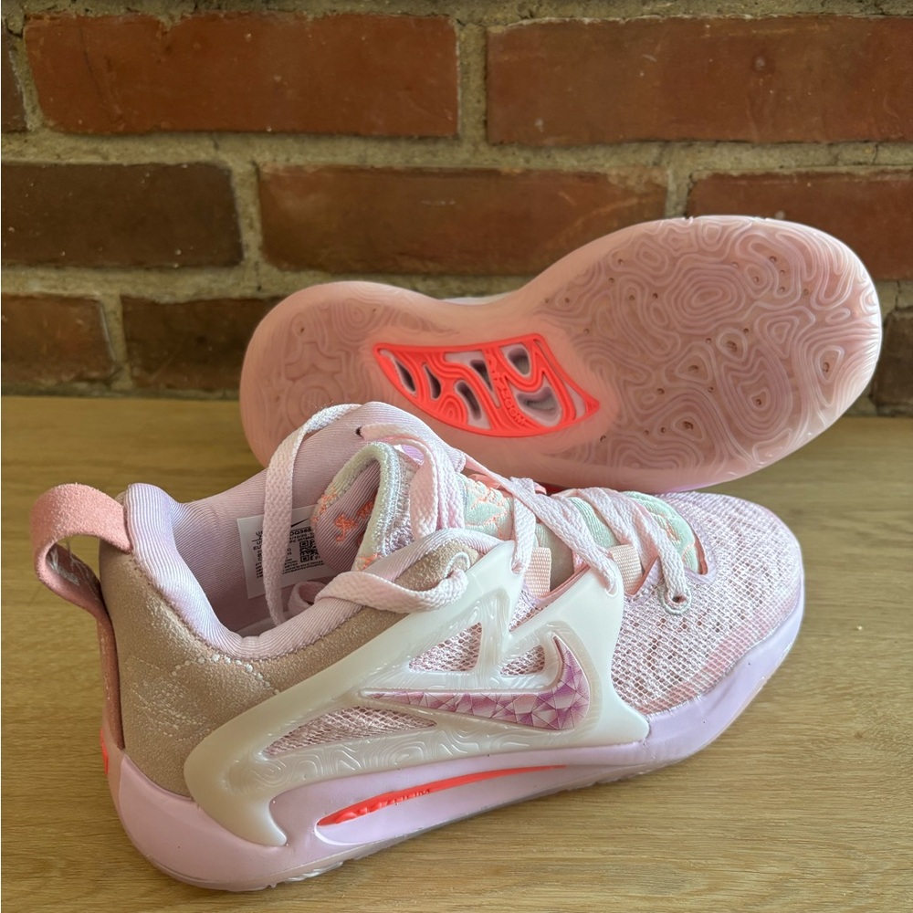 NIKE KD 15 NRG Low Basketball Shoes Mens Size 7Aunt Pearl Pink - Picture 6 of 10